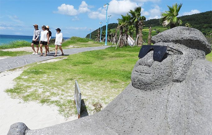 Hamdeok Beach on Jeju Island, South Korea.