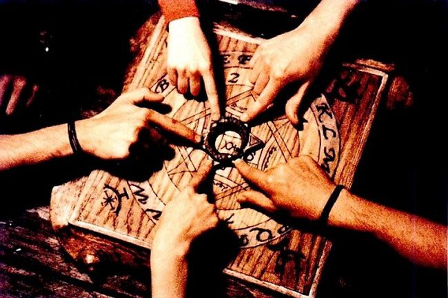 Superstitious individuals believe the Ouija board is a method of communicating with spirits.