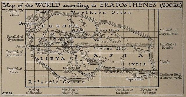 Eratosthenes' Map.