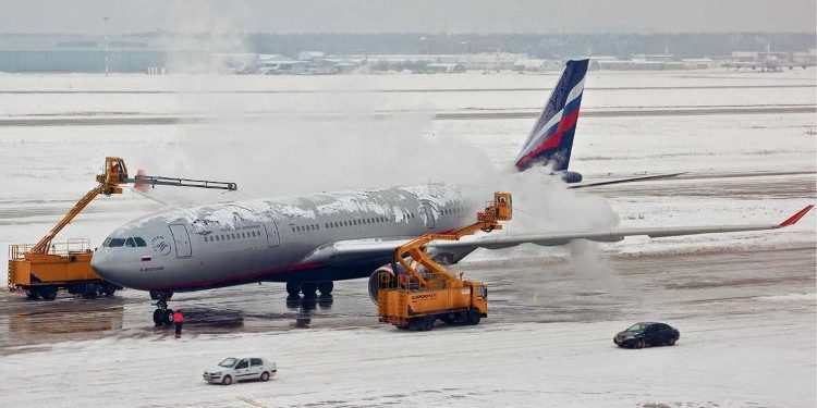 Ice can form both in the air and on the ground, significantly affecting commercial aircraft.