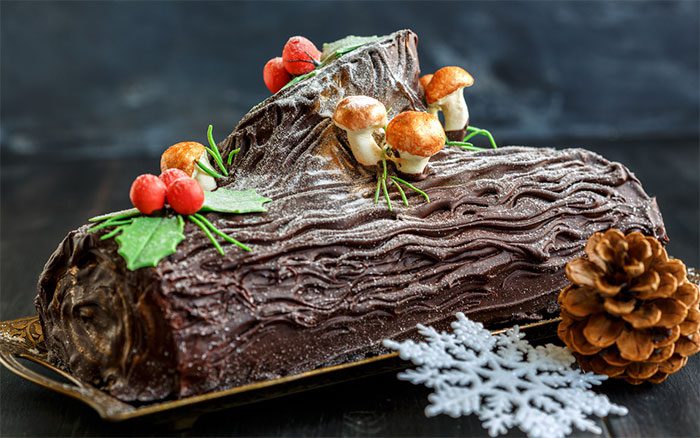 Yule Log Cake