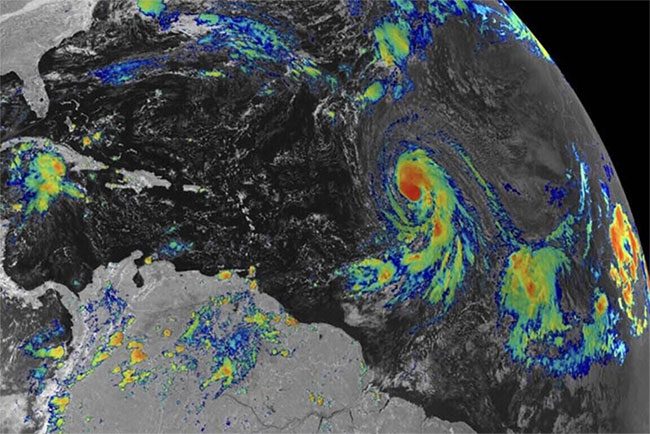 Forecast of Hurricane Kirk being the third strongest in the 2024 Atlantic hurricane season.