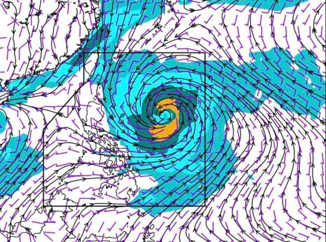 Typhoon Kong-rey is the latest storm following Typhoon Trà Mi - Storm No. 6 in the South China Sea