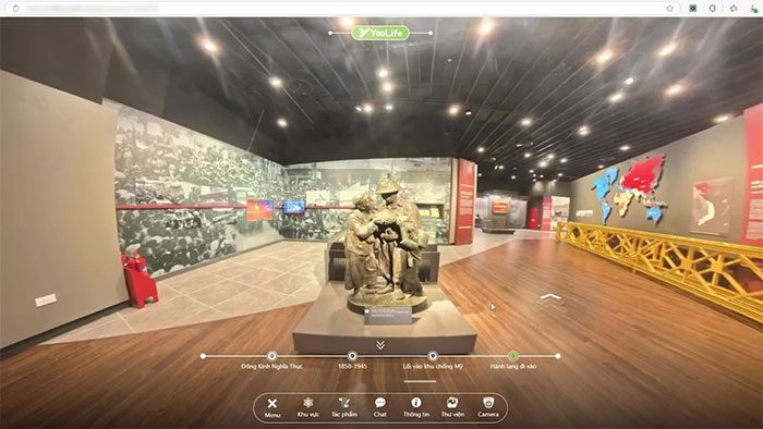 The development team has recreated about 50 locations in the museum, along with over 700 artifacts.