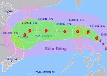 bao trami will reach extreme intensity when approaching the coastal area of hoang sa islands 137418