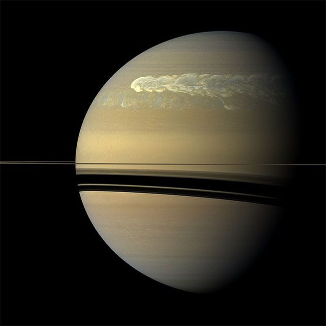 Storms on Saturn