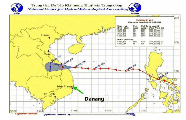 Overview map of the storm's path.