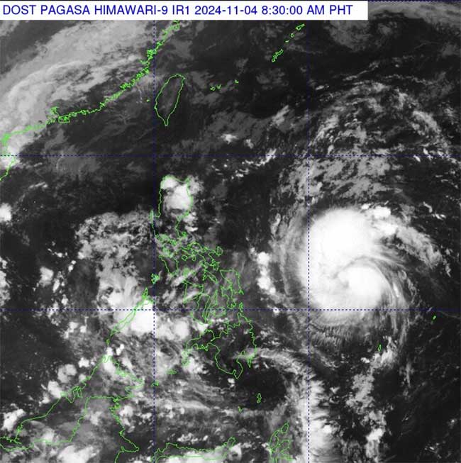 Typhoon Yinxing (known as Marce in the Philippines).