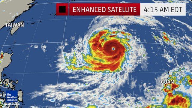 Terrifying images of the strongest storm of the year viewed from space