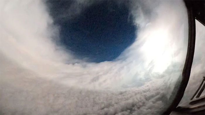 Terrifying view from inside the eye of the storm.