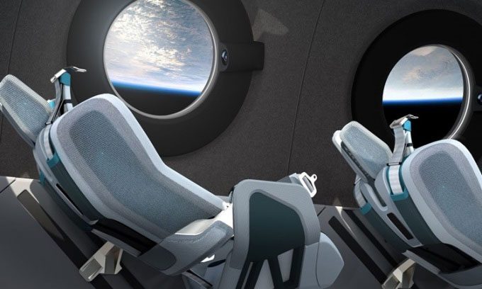 Inside Virgin Galactic's Spaceship