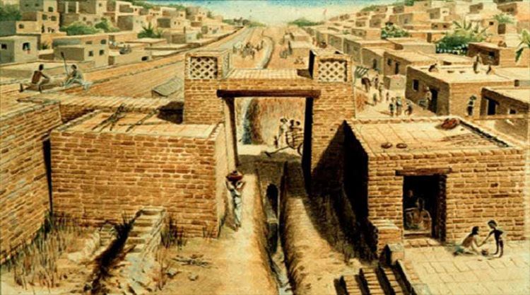 Walls of Harappa Culture.