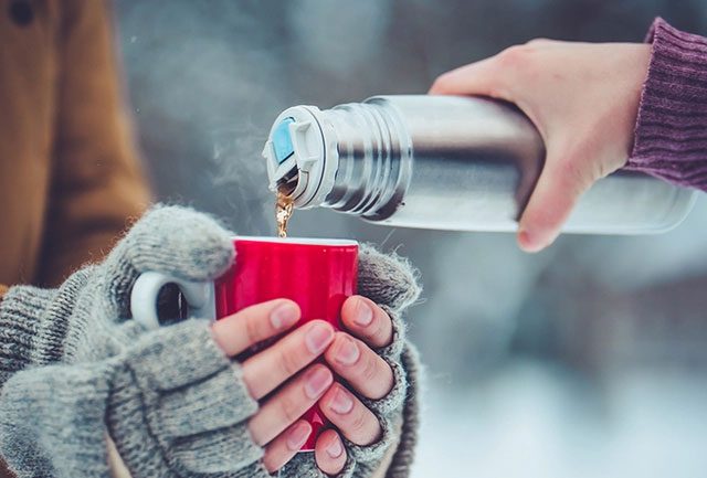 When using a thermos, avoid abrupt temperature changes