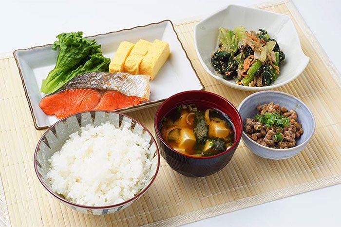 Japanese people value breakfast and often enjoy it with family at home.