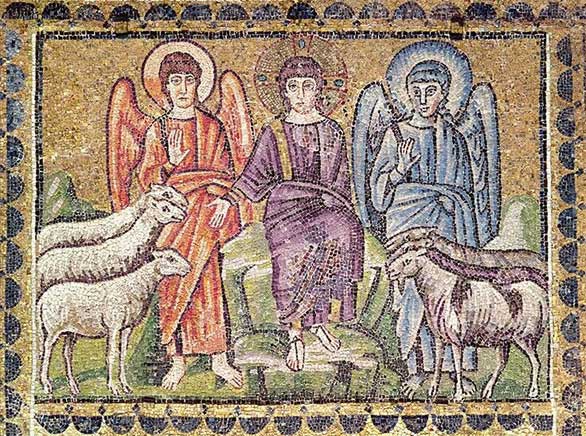 Mosaic in the Basilica of Sant' Apollinare Nuovo, Ravenna, Italy