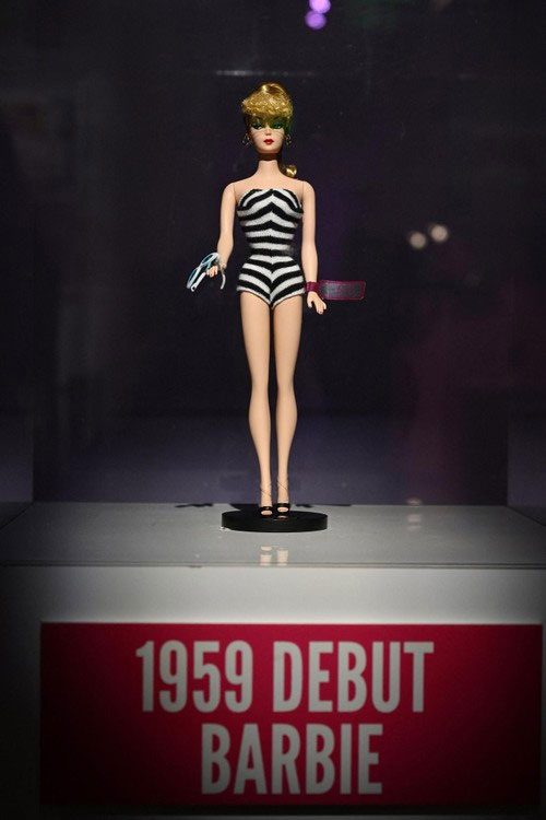 Mattel introduced the first Barbie doll in 1959.