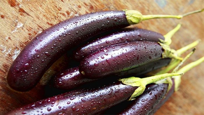 Vitamin P in eggplant can prevent hypertension and atherosclerosis.