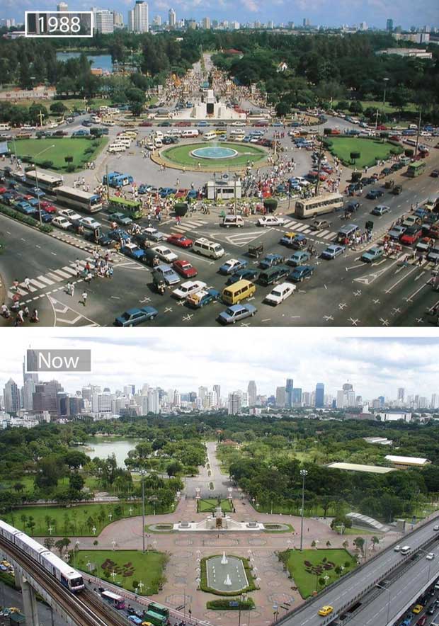 Bangkok, Thailand - 1988 and now