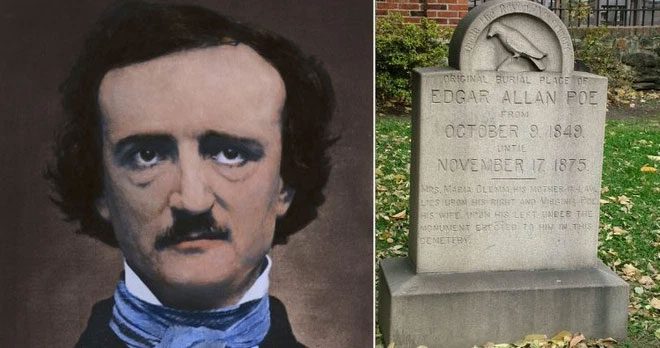 Edgar Allan Poe, an American writer, died on October 7, 1849