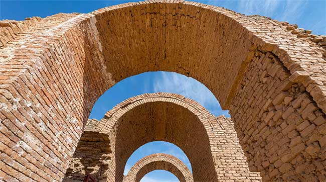 The ancient gate leading to Ashur, the first capital of the Assyrian Empire.