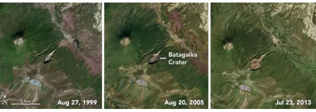 NASA satellite image showing the "Gateway to Hell" expanding further.