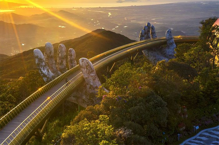 The Golden Bridge in Da Nang is still considered 'one of a kind'.