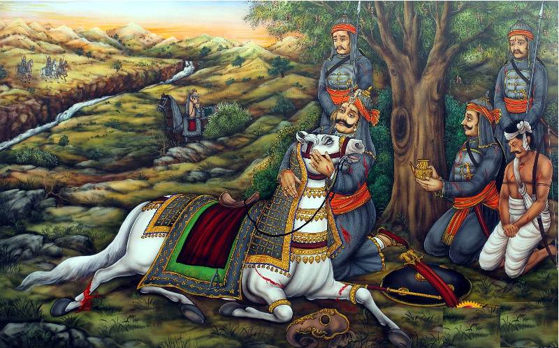 Chetak is one of the famous warhorses owned by King Maharana Pratap.