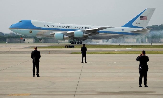 Air Force One of the President of the United States