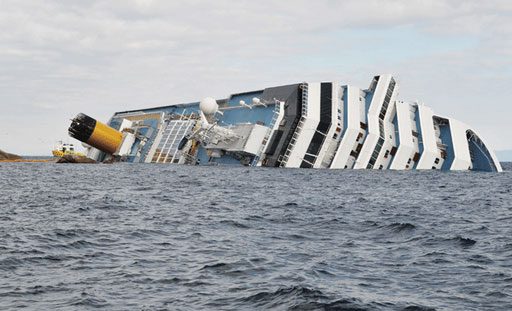 2012: Costa Concordia Capsized