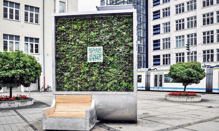 In one year, CityTree removes 240 tons of CO2.