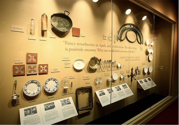 Exhibition of artifacts from the Titanic