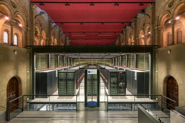 MareNostrum 4 supercomputer located in Spain facilitating scientific research including weather forecasting