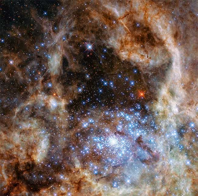 R136 star cluster in the Large Magellanic Cloud