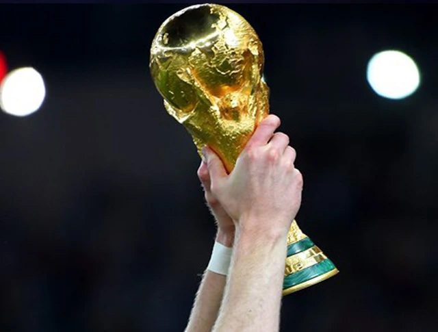 The FIFA World Cup trophy is hollow inside.