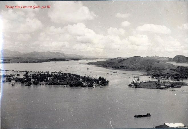 Flooded area in Viet Yen (Bac Giang).