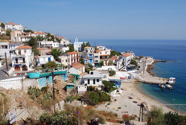 Ikaria Island is about 50km from the coast of Turkey.