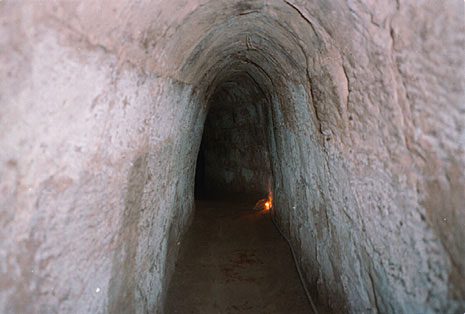 A section of the Cu Chi Tunnels.