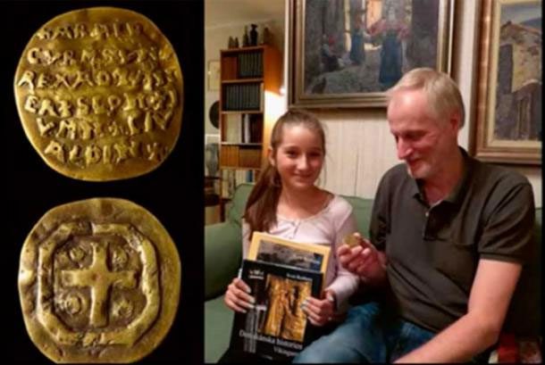 The legendary gold plate and the girl who brought the plate to her teacher