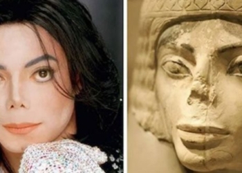 discovery of an ancient wall with a face resembling pop music king michael jackson 137817