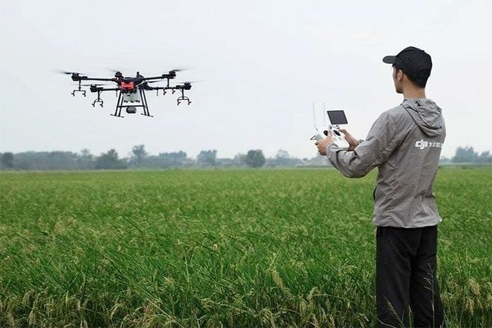 Drones allow farmers to monitor crops more accurately