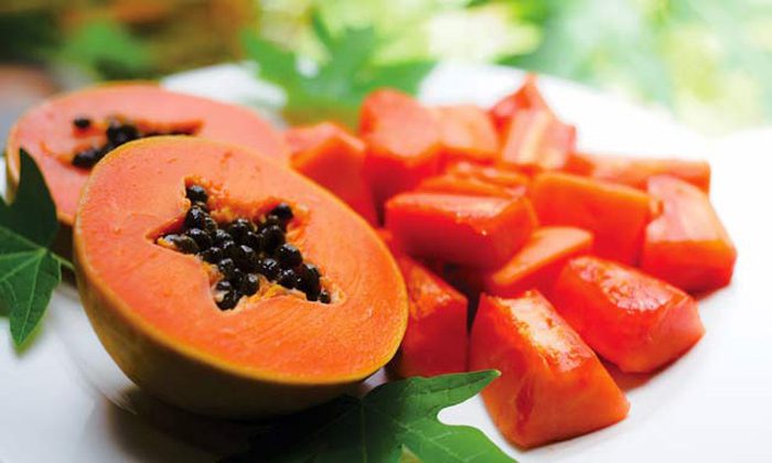 Papaya is rich in vitamins.