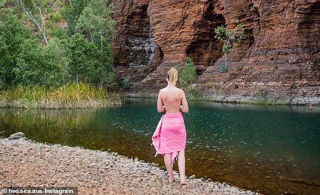 Tourists visiting Wittenoom