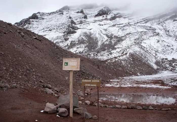 The ascent to Chimborazo is "easier" compared to climbing peaks in the Himalayas.