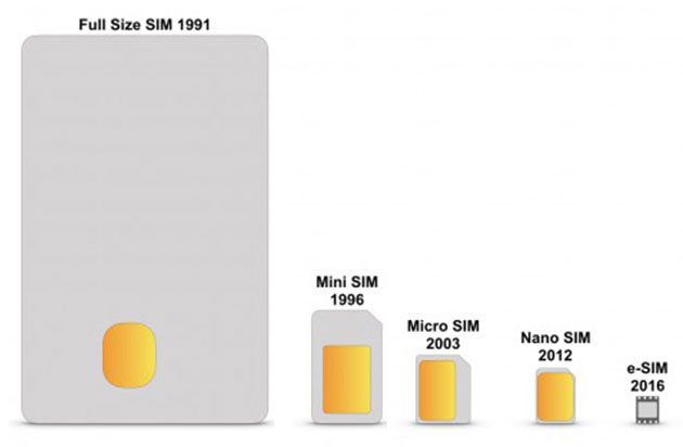 Changes in SIM Size Over Time