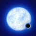 first time discovery of a sinking black hole near earth 121809