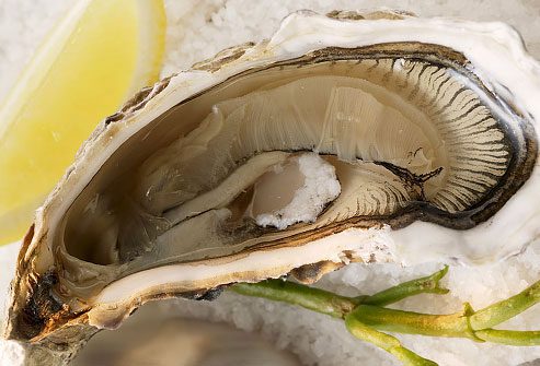 Oysters are rich in zinc, a mineral that enhances your immune system. Moreover, consuming oysters helps wounds heal faster.