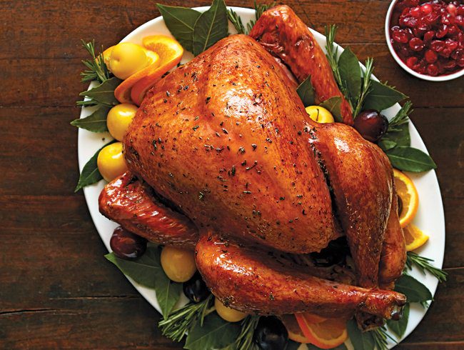 Why is turkey a traditional Thanksgiving dish?