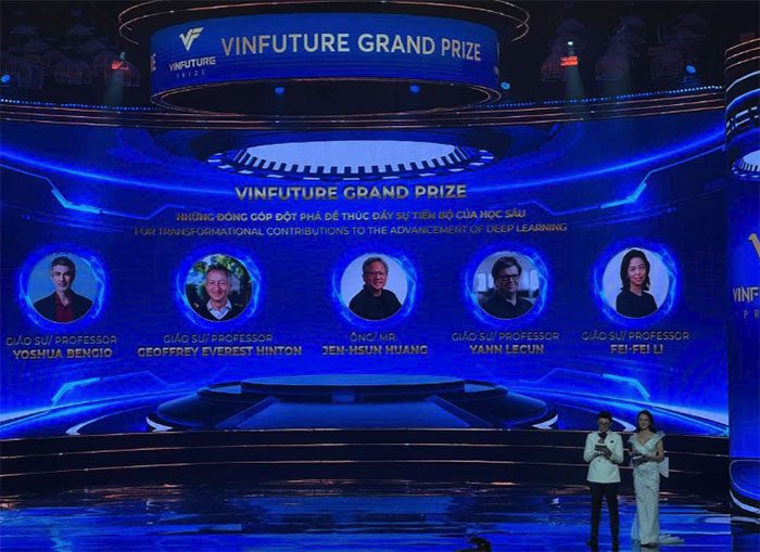 Five scientists received the VinFuture Grand Prize 2024 at the award ceremony on December 6