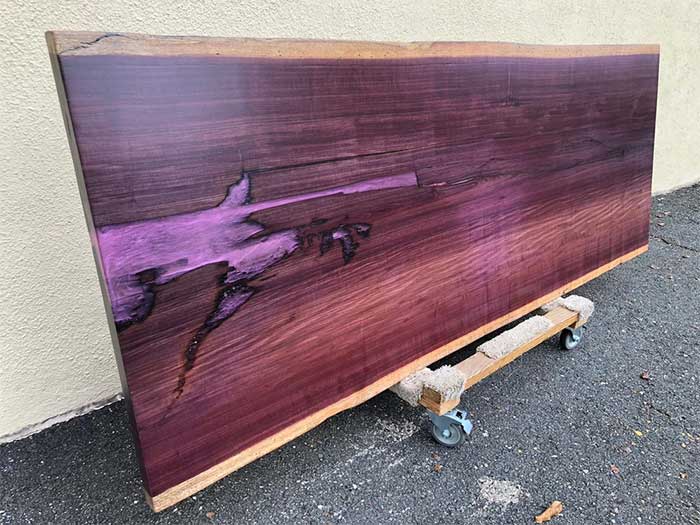 Purple heart is a type of wood with a high price.