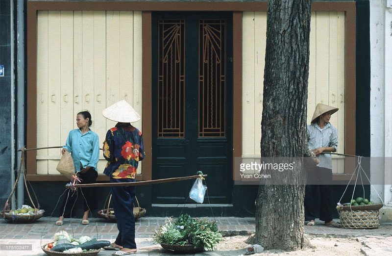 Street vendors.